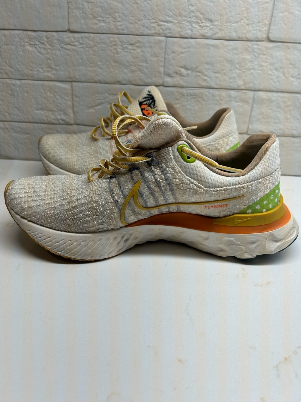 Nike React Infinity Run Flyknit 3 Sun Club Sail Running Shoes DV1744-141 Men 7.5